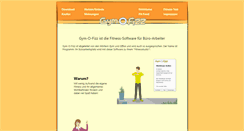 Desktop Screenshot of gym-o-fizz.de